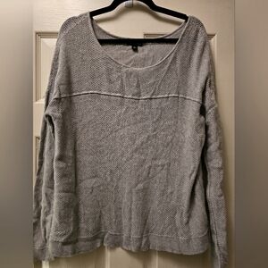 a.n.a Light Gray Knit Top